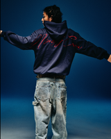 불릿 로고 후드티