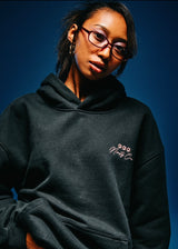 불릿 로고 후드티