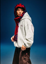 불릿 로고 후드티