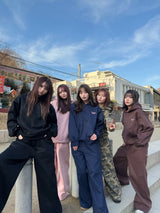 Universal logo lamé worm hoodie