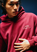 불릿 로고 후드티