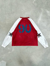 90 Horseshoe Logo Raglan L/S Tee