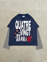 QUATRE-VINGT Docking L/S Tee
