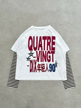 QUATRE-VINGT Docking L/S Tee