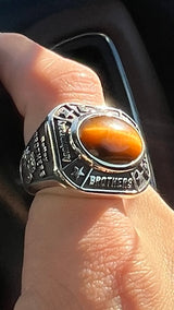 silver925 BALLSYOriginal college Ring