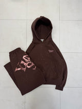 Universal logo lamé double knee pants