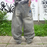 New school denim pants