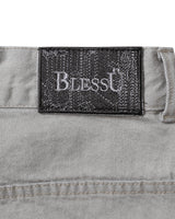 BU baggy denim pants