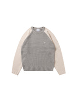 BU RAGLAN SLEEVE SWEATER