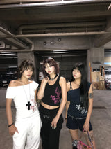 Feather Logo Slim Sweat Pants