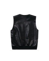 BU PU LEATHER VEST