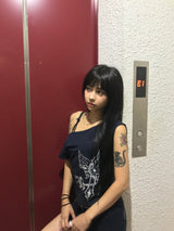 Cross Logo Off Shoulder Tee