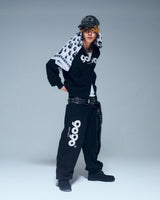 9090 OG徽標拉鍊連帽衫