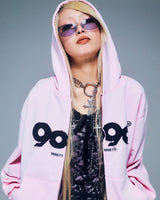 9090 OG徽標拉鍊連帽衫