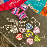 心臟徽標鑰匙扣