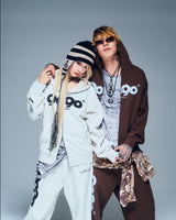 9090 OG徽標拉鍊連帽衫