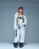 9090 OG徽標拉鍊連帽衫