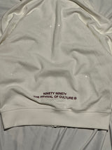 90 Logo Glitter Light Zip Hoodie【9090girl】