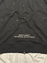 90 Logo Glitter Light Zip Hoodie【9090girl】