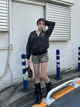 side logo sweat shorts