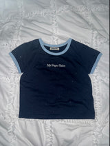 Glitter linger ss tee