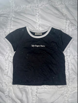 Glitter linger ss tee