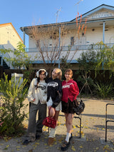 yung 로고 라메 몰 지퍼 후디