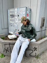 가죽 지퍼 재킷