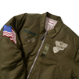 CWU-45/P studs flight jacket