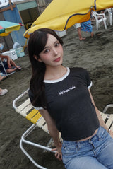 Glitter linger ss tee