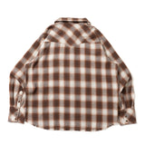 西方漸變止回襯衫