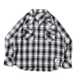 西方漸變止回襯衫