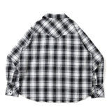 西方漸變止回襯衫