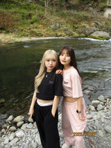 Gradation universal logo special pack sweat set up