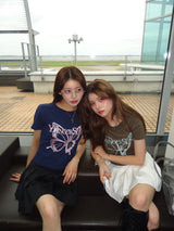 バタフライ フロント ロゴ SS Tシャツ