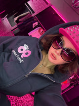 【9090girl×Juicy Couture】90 Logo Zip Hoodie