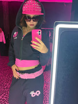 【9090girl×Juicy Couture】90 Logo Zip Hoodie