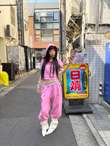 OG Logo Glitter Half Zip Hoodie