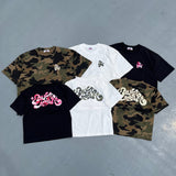 Kira logo camo tee