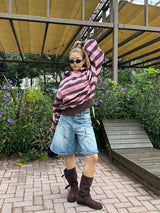 border heart logo hoodie