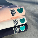 MSB heart patch logo long tee