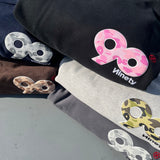 90徽標迷彩連帽衫