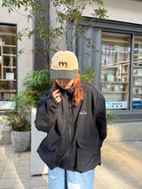 miook bicolor corduroy cap