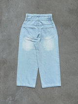 Double Waist Baggy Denim