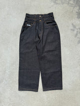 Double Waist Baggy Denim