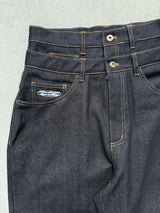 Double Waist Baggy Denim