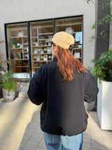 2way wrinkles nylon jacke