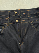 Double Waist Baggy Denim