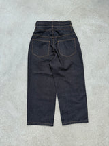 Double Waist Baggy Denim