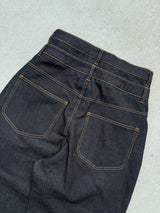 Double Waist Baggy Denim